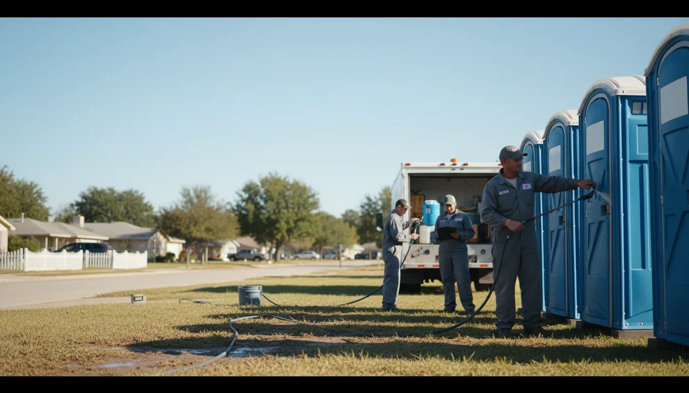 Long-Term Portable Toilet Rental in Shelby, OH near me
